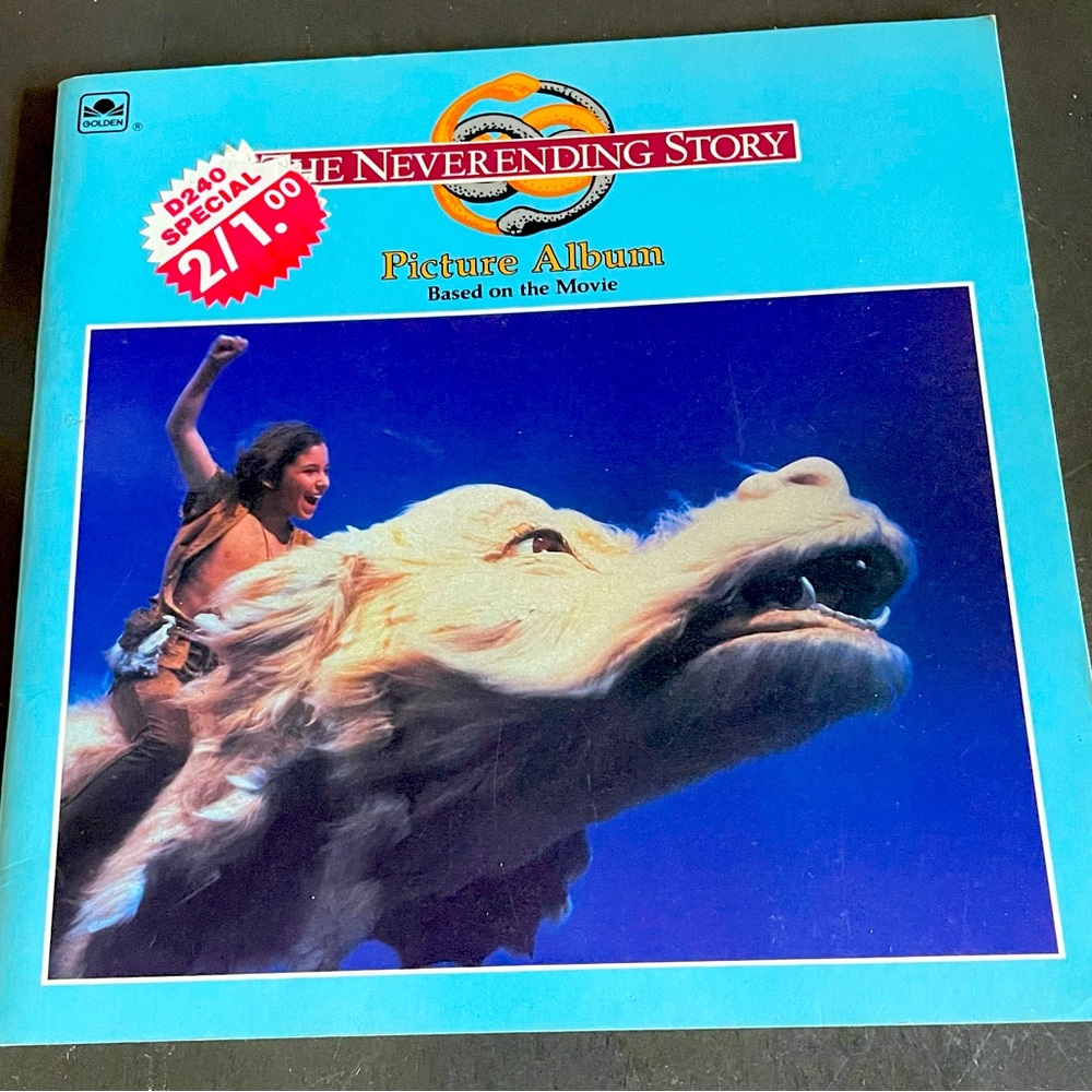 Vintage Never-ending story children’s picture albums from the movie